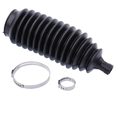Image of 3345796 Bellow, steering FEBI BILSTEIN 22533 Rubber Front Axle Left, Right with clamps VOLVO: V40 Estate