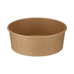 Image of Round Kraft Bowl PE Lined 1300ml (Pack of 300) D48003