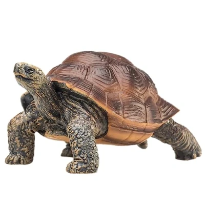 Image of MOJO Giant Tortoise Hand Painted Toy Figure Wildlife Collection True to Life &amp; Highly Detailed Designed in UK