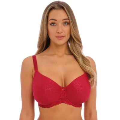 Image of Fantasie Women&#039;s Ana Underwire Spacer T Shirt Bra, Opaque, Red, 34GG US
