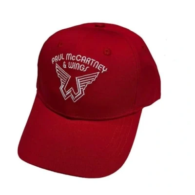 Image of Rock Off officially licensed products Paul McCartney Wings Logo Baseball Cap One Size