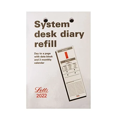 Image of Letts of London System Desk Refill 2022, 22 TSDR