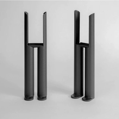 Image of Park Lane Anthracite Legs for Traditional Radiator Double Bar