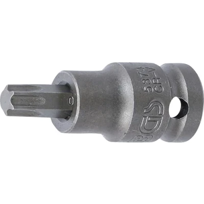 Image of BGS 5374 Impact Bit Socket length 55 mm 12.5 (1/2&quot;) Drive T Star (for Torx) T50