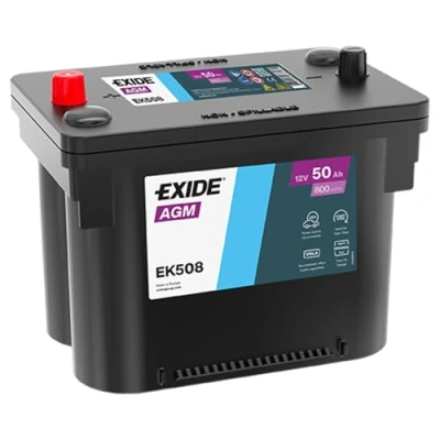 Image of Exide EK508 AGM Car Battery 50Ah