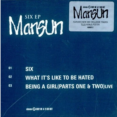 Image of Mansun Six 1999 UK 2 CD single set CDR/S6511