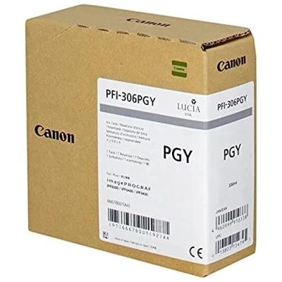 Image of Canon 6667B001 PFI 306 Photo Ink Cartridge Grey