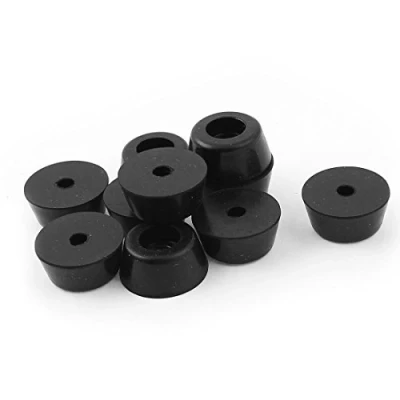 Image of sourcingmap Rubber 25mmx12mm Conical Treadmill Feet Protector Chair Leg Tips 10Pcs