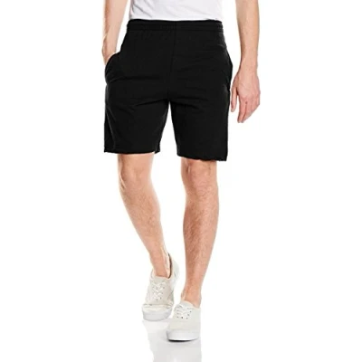 Image of Fruit of the Loom Mens Premium Jogging Shorts Black X Large