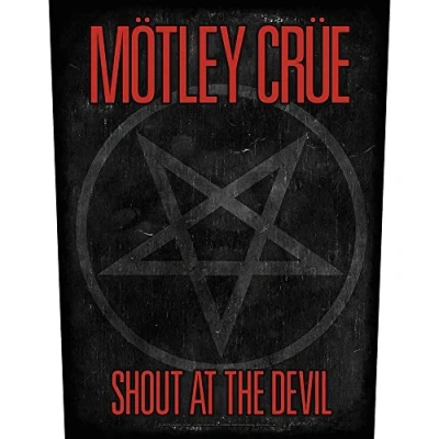 Image of Razamataz MÖTLEY CRÜE # 11 SHOUT AT THE DEVIL Back Patch 36 x 29 cm