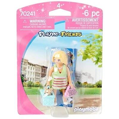 Image of Playmobil 70241 Playmo Friends Woman with Puppy, Fun Imaginative Role Play, PlaySets Suitable for Children Ages 4+