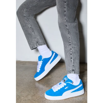 Image of Puma Unisex Skate shoes, Size: 3.5, Team royal/white Suede