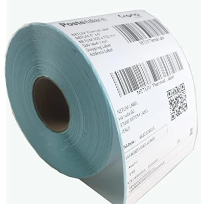 Image of NETUM 4&quot; X 6&quot; Direct Thermal Labels, Perforated Shipping Compatible with NT LP110A Desktop Printers 1 Rolls, 500/Roll