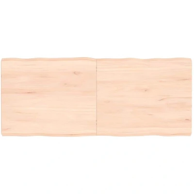 Image of vidaXL Table Top 120x50x(2 6) cm Untreated Solid Wood Live Edge