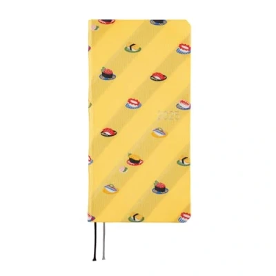 Image of Hobonichi Techo 2025 Weeks [English/Tall and Slim Size/January Start/Planner] Bow &amp; Tie: Sushi