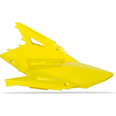Image of Polisport Suzuki Side Panels RMZ 450 2008 2017, Yellow Motocross4u
