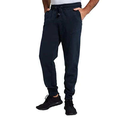 Image of JP 1880 Men&#039;s Jay pi Sweatpants, Elastic Waistband, Modern fit, up to 8 XL Trouser, Black Slate, 3XL