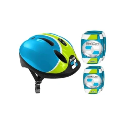 Image of Stamp K680507 SKIDS CONTROL HELMET + ELBO BLUE COMBO
