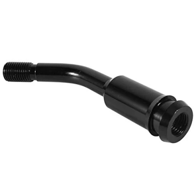 Image of Gorgeri Gear Stick Extension, 5in Car Shift Knob Extender Straight Shifter Lever Extension for T4 1990 2003 Black