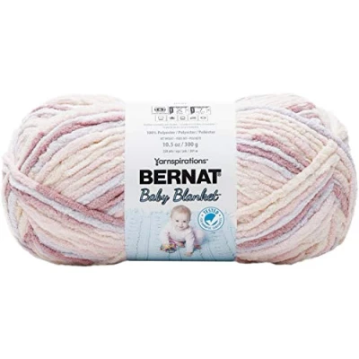 Image of Bernat Baby Blanket, Raspberry Kisses, 300g