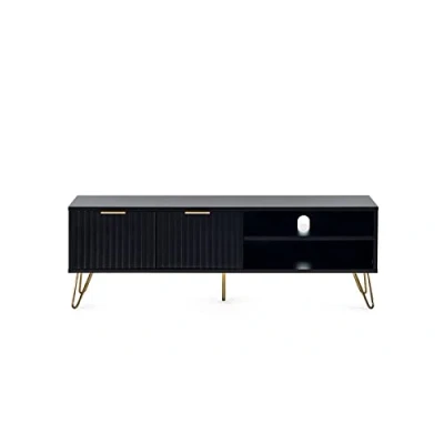 Image of Julian Bowen Murano Tv Unit Matt Black, One Size