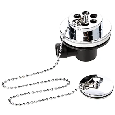 Image of Bristan W BATH11 C Luxury Bath Waste with Brass Plug Chrome