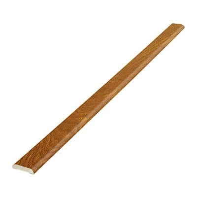 Image of 25mm D Mould Architrave uPVC Plastic Finishing Trim (2.5m) Rosewood