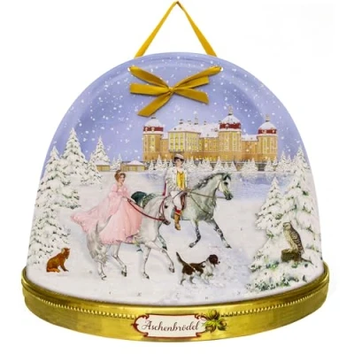 Image of Fairytale Snow Globe Christmas Advent Calendar Large Traditional Picture Paper