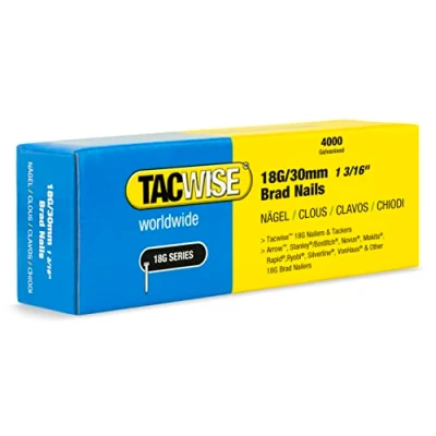 Image of Tacwise 1711 Galvanised Brad Nails Type 18G / 30 mm, Pack of 4,000