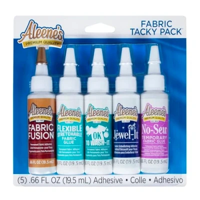 Image of Aleene&#039;s Tacky glue pack fabric 5pcs 19,5ml