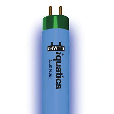 Image of iQuatics Juwel Compatible Aquarium Fluorescent Light Bulb T5 (Single), Blue Plus, 54w 1200mm 48