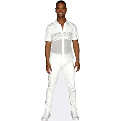Image of Johannes Radebe (White Outfit) Life Size Cutout