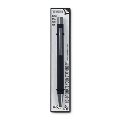 Image of IF Bookaroo Pen, soft touch, colour coated pen with BLACK ink
