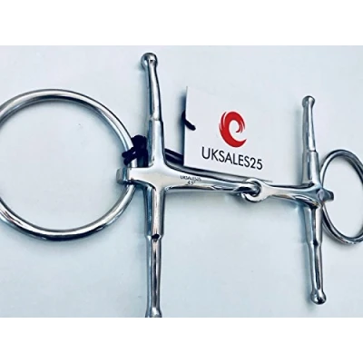 Image of UKSALES25 Loose Ring Fulmer Snaffle Jointed Bit (Horse Bit) (5&quot;)