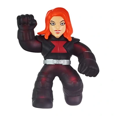 Image of Heroes of Goo Jit Zu Marvel Hero Pack. Black Widow Squishy 4.5 Inch Tall. Ideal Christmas/Birthday present. Suitable from 4 years. Superhero toy. (41440)