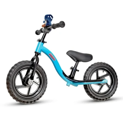 Image of KRIDDO Toddler Balance Bike 2 Year Old, Age 18 Months to 4 Years Early Learning Interactive Push Bicycle with Steady Balancing and Footrest, Gift for 5 Boys Girls, Blue