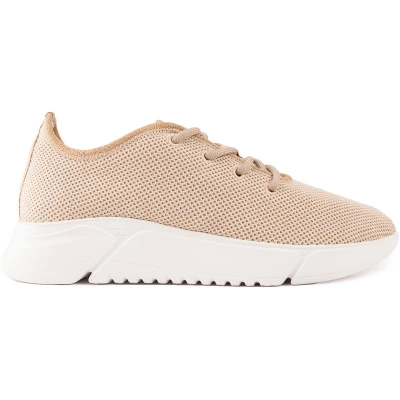 Image of V.gan Womens Vegan Rumex Runner Trainers Natural Size UK 6