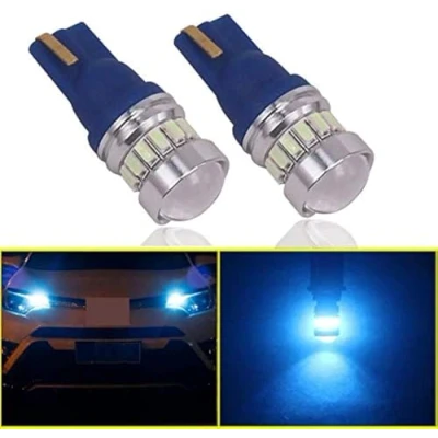 Image of Eseastar T10 W5W 501 LED Bulbs Ice Blue 194 168 161 12961 175 239 12V 24V with Projector For Car Sidelights Backup Interior Dome Number Plate Light, 2 Pack