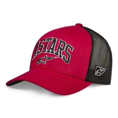 Image of Alpinestars Men&#039;s Dunker Trucker Hat Baseball Cap, red/Black, One Size