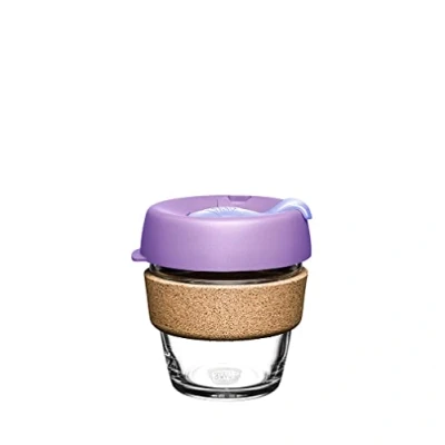 Image of KeepCup Reusable Coffee Cup Brew Tempered Glass and Natural Cork, XS 6oz/177mls Moonlight