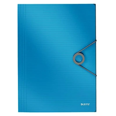 Image of Leitz Solid corner stretch folder, PP, for approx. 150 sheets, A4, light blue, 45631030