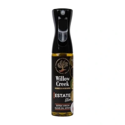 Image of Willow Creek 300ml Premium Extra Virgin Olive Oil Spray Award Winning Non Drip Precise Application Zero Waste Ideal for Salad, Pasta, Pizza, Meat, Veg and Air Fryers