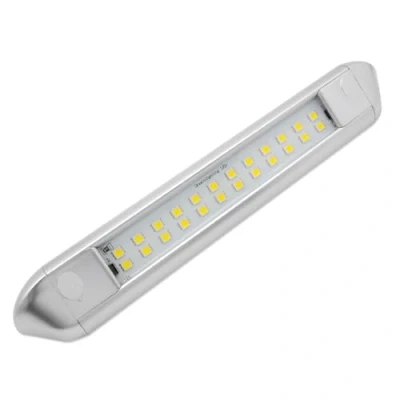 Image of Dream Lighting Awning LED Light for Caravan Motorhome Exterior Wall IP66 Weatherproof Cool White 6000K Silver Shell 10inch