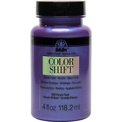 Image of Plaid Folkart Colour Shift Acrylic Paint, Purple, 4oz/118.2ml