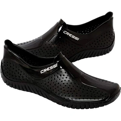 Image of Cressi Water Shoes Adult for All Types of Sports Activities, Black, 8.5 UK
