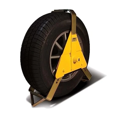 Image of Maypole 14&quot; 16&quot; Heavy Duty Triangular Wheel Clamp Security For Trailers, Caravans, Cars, Vans, Horseboxes, Motorhomes