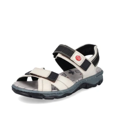 Image of Rieker Women&#039;s 68851 Sandal, White, 9 UK