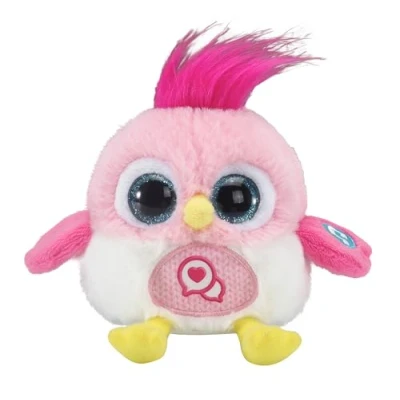 Image of VTech LoLibirds, Interactive Birdie Toy with Funny Responses, Colour Changing Eyes, Music &amp; Sounds, Sits On Your Shoulder, Gift for Toddlers 4, 5, 6 + years, Pink, English Version