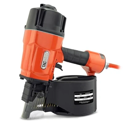 Image of Tacwise HCN83P Air Coil Nail Gun, Uses 38 83 mm Flat Top Nails