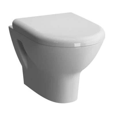 Image of Vitra Zentrum Wall Hung Water Closet Pan And Seat White 500mm 5785L003 0075